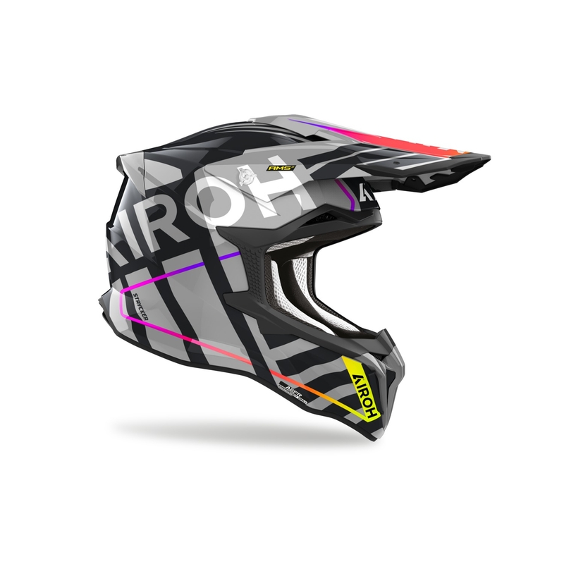 Motokrosová prilba Airoh Strycker Brave 2024 lesklá šedá výpredaj