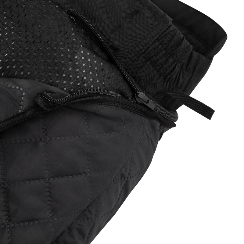 Nohavice na motocykel RSA Wasp čierno-bielo-fluorescenčno žlté - II. akosť