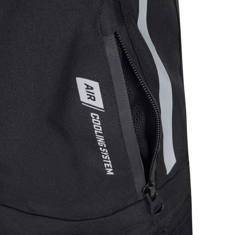 Nohavice na motocykel RSA Wasp čierno-bielo-fluorescenčno žlté - II. akosť