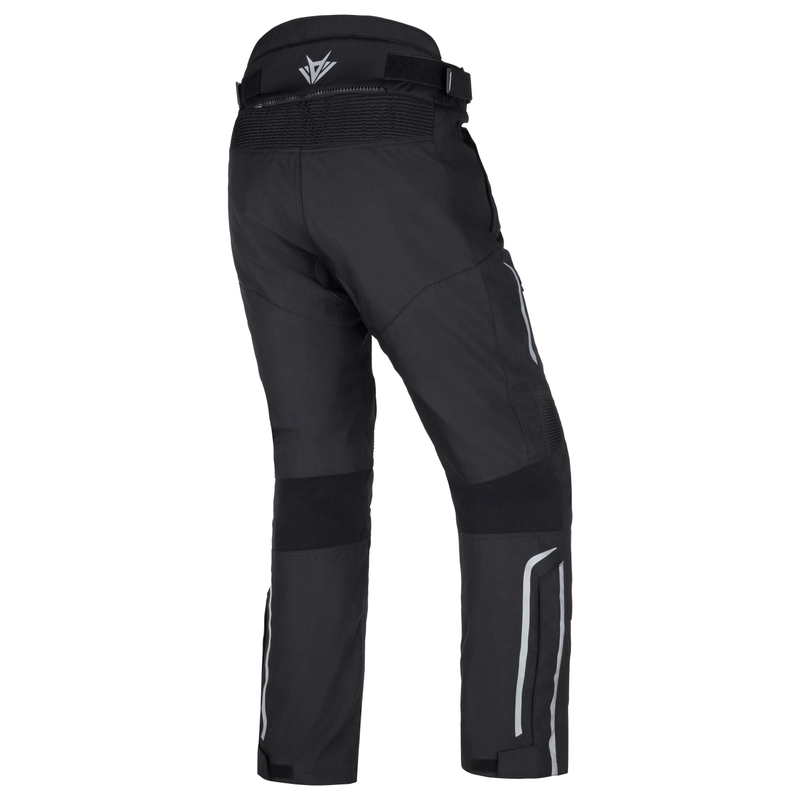 Nohavice na motorku RSA Wasp čierno-šedé