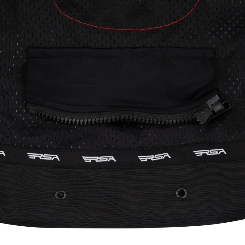 Dámska bunda na motorku RSA Wasp bielo-čierno-fluo žltá