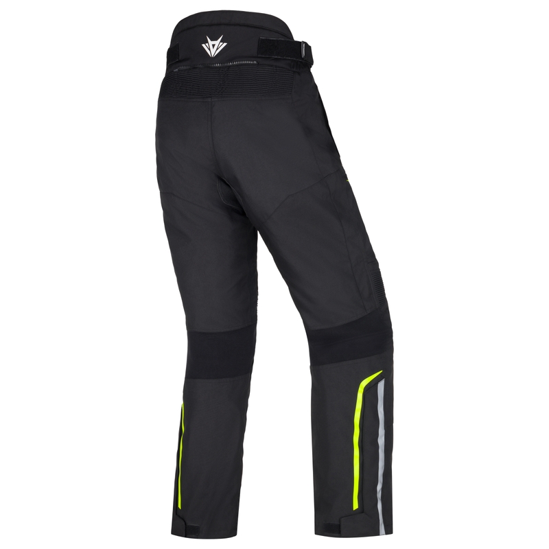 Nohavice na motocykel RSA Wasp čierno-bielo-fluo žlté