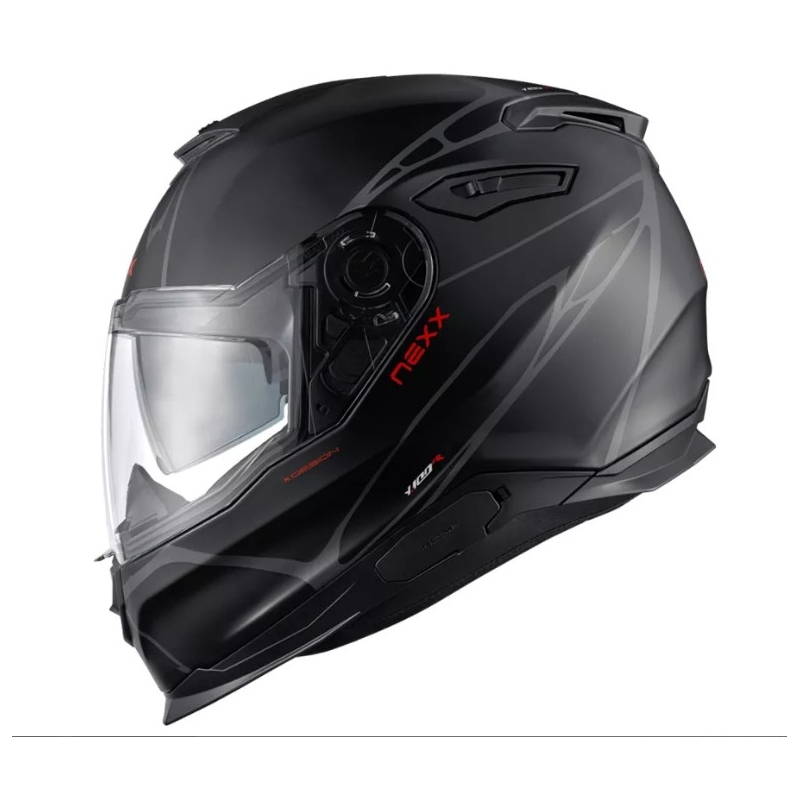 Integrálna helma na motorku Nexx Y.100 B-SIDE čierno-šedá výpredaj