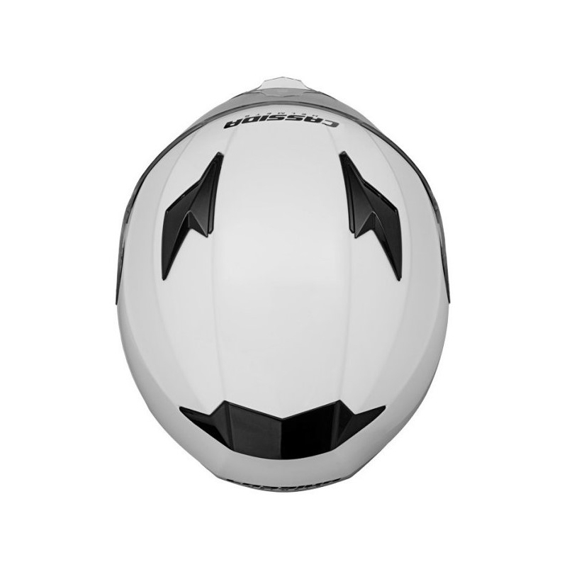 Prilba na motocykel Cassida Apex biela výpredaj