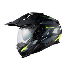 Enduro helma na motorku Nexx X.WED3 Trailmania šedo-fluo žltá