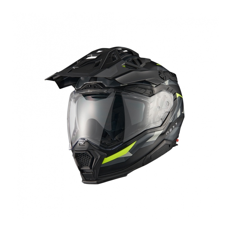 Enduro helma na motorku Nexx X.WED3 Trailmania šedo-fluo žltá výpredaj