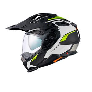 Enduro helma Nexx X.WED3 Keyo bielo-fluo zelená