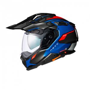 Enduro helma Nexx X.WED3 Keyo modro-červená