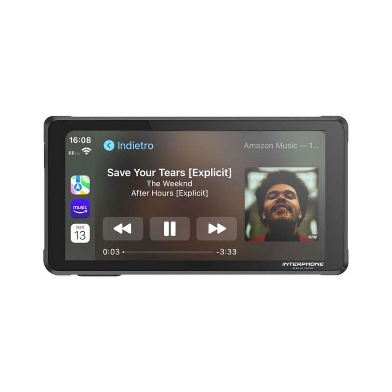 Displej Interphone RIDESYNC Apple CarPlay a Android Auto pre motocykle