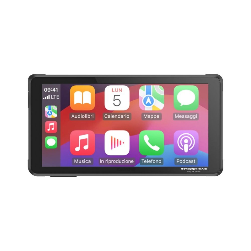 Displej Interphone RIDESYNC Apple CarPlay a Android Auto pre motocykle