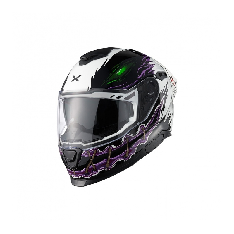 Integrálna helma na motorku Nexx Y.100R Night Rider biela výpredaj