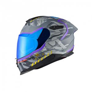Integrálna helma na motorku Nexx Y.100R Urbangram šedá