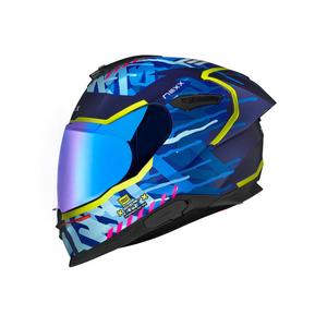 Integrálna helma na motorku Nexx Y.100R Urbangram tmavo modrá