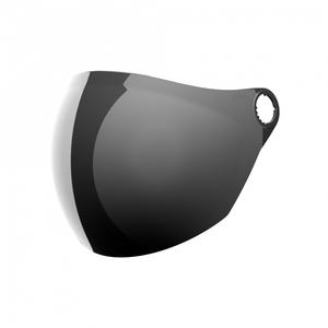 Plexi pre helmy Nexx X.G30 Bubble strieborné zrkadlové