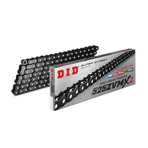 ZVM-X-x krúžok -pevnejšie D.I.D Chain 525ZVM-X2 124 L Čierna/čierna
