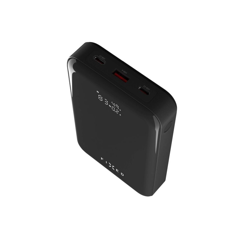 Powerbanka Fixed Zen 20 Pro s LCD displejom čierna
