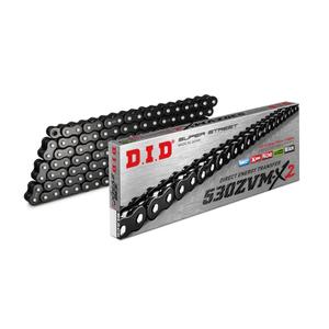ZVM-X-x krúžok -pevnejšie D.I.D Chain 530ZVM-X2 122 L Čierna/čierna