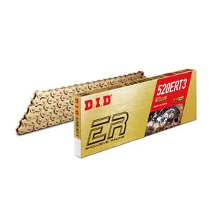 Motokrosová reťaz - Made in JAPAN D.I.D Chain 520ER-T3 SDH 112 L zlatá/zlatá