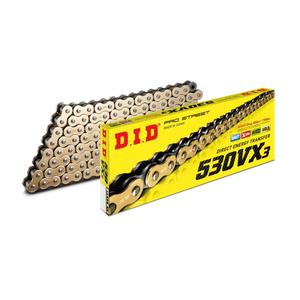 VX -x krúžok D.I.D Chain 530VX3 1920 článkov zlatá/čierna