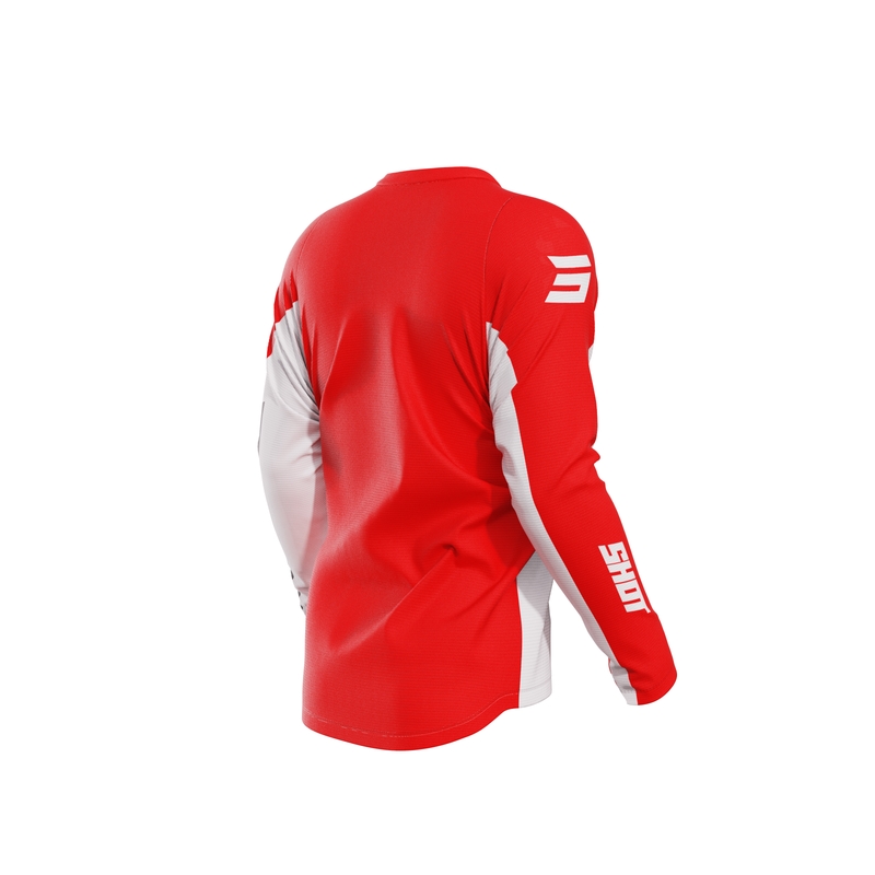 Motokrosový dres Shot Devo Star červený výpredaj