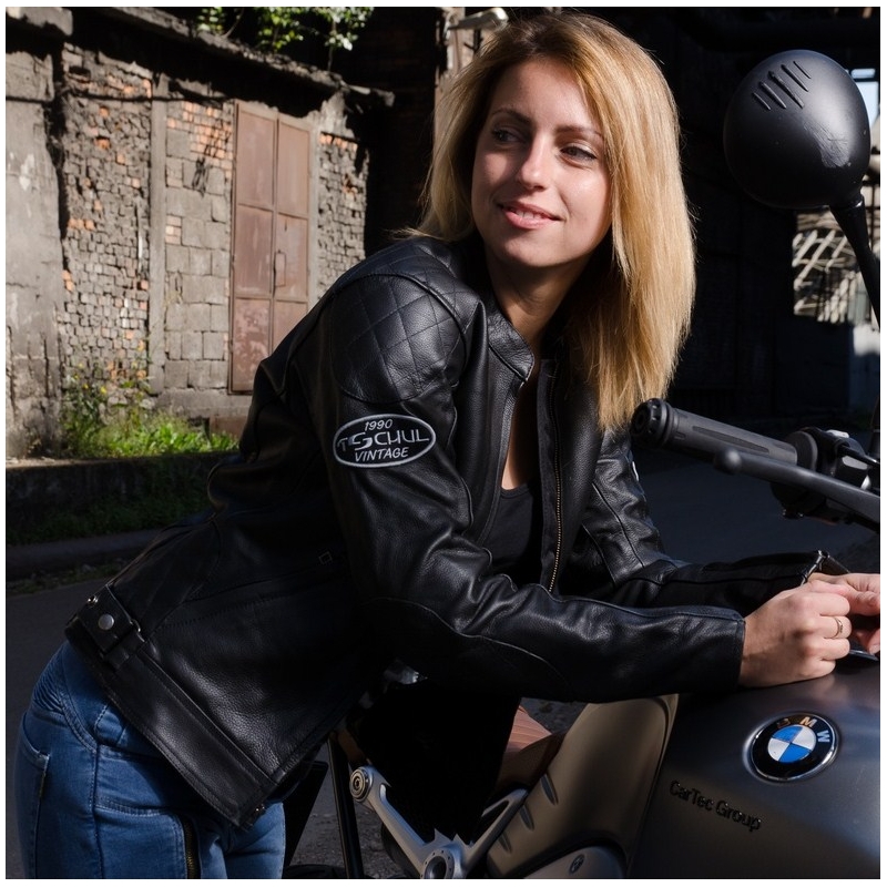 Dámská bunda na motorku Tschul 635 černá výpredaj