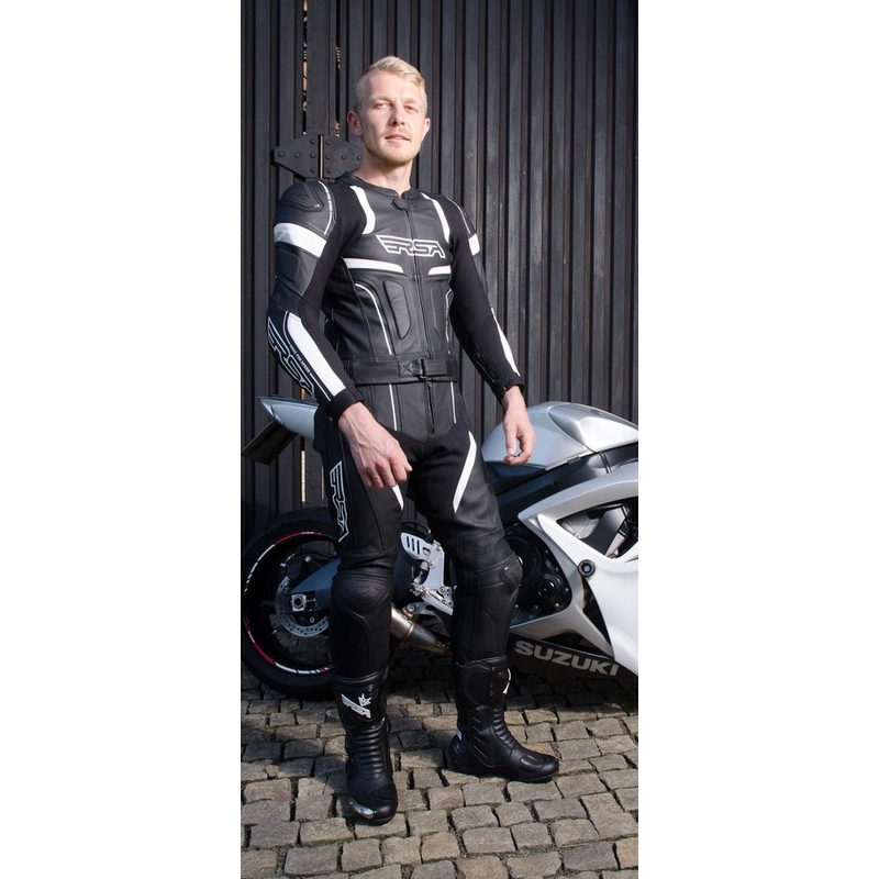 Pánska kombinéza RSA Speedway čierno-biela výpredaj