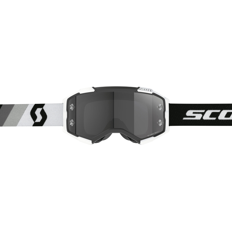 Motokrosové okuliare Scott Fury LS Premium čierno-bielo-šedé