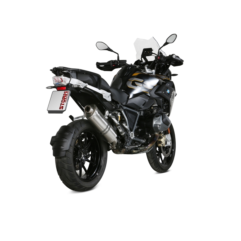Koncovka výfuku STORM OVAL nerez pre BMW R 1250 GS 2019-2023, BMW R 1250 GS Adventure 2019-2023