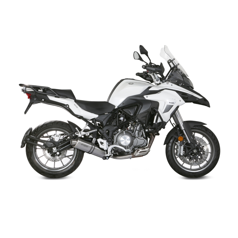 Koncovka výfuku STORM OVAL nerez pre BENELLI TRK 502 2017-2025