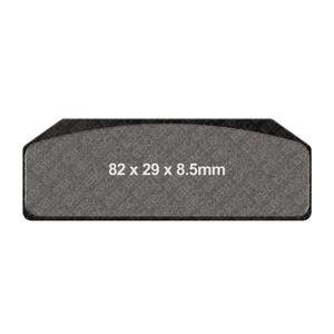 Brzdové obloženie EBC GPFAX611HH