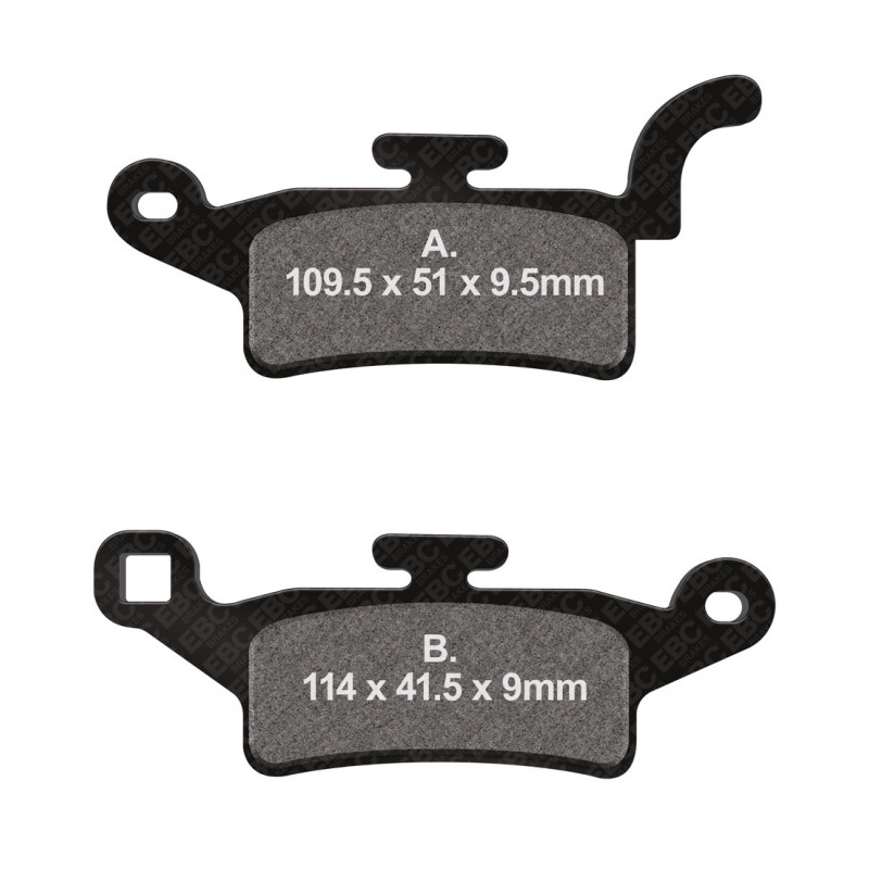 Brzdové obloženie EBC pre YAMAHA YW 125 BWS  2010-2015, YAMAHA Xenter 125 2012-2020