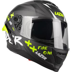 Integrálna helma na motorku Lazer Rafale SR Ride Oni čierno-fluo žltá