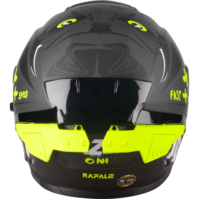 Integrálna helma na motorku Lazer Rafale SR Ride Oni čierno-fluo žltá