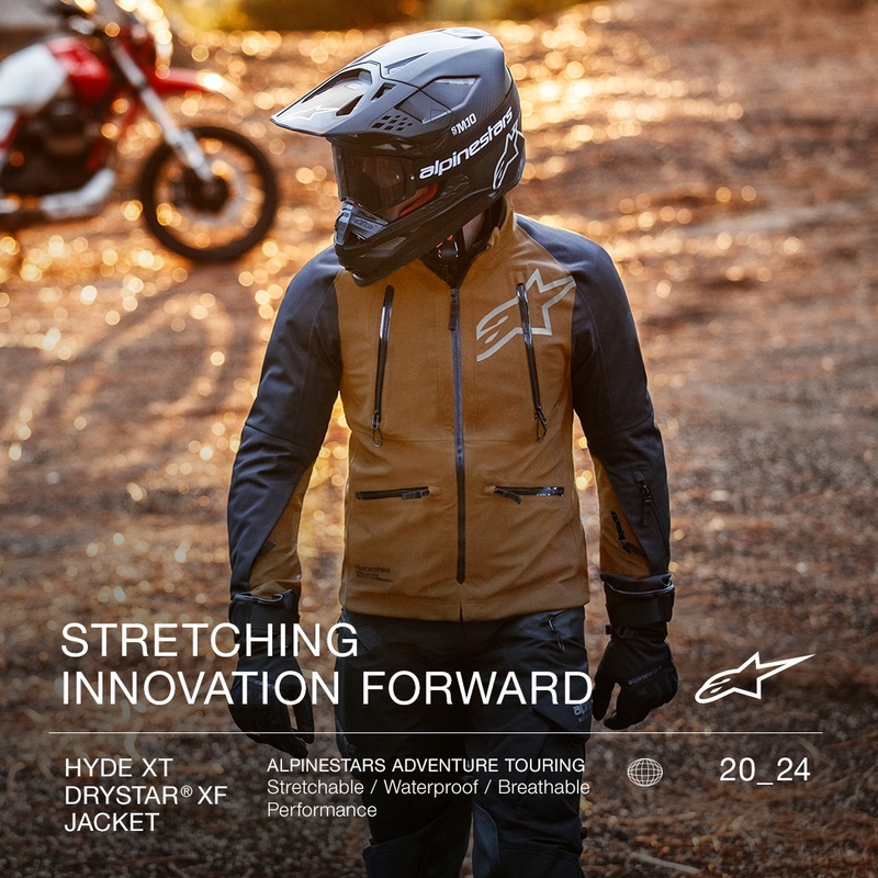 Bunda na motorku Alpinestars Hyde XT Drystar XF pieskovo-čierna