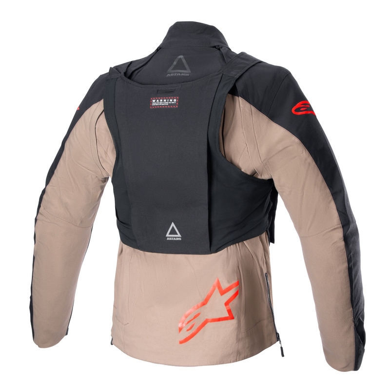Bunda na motorku Alpinestars Techdura čierno-hnedá