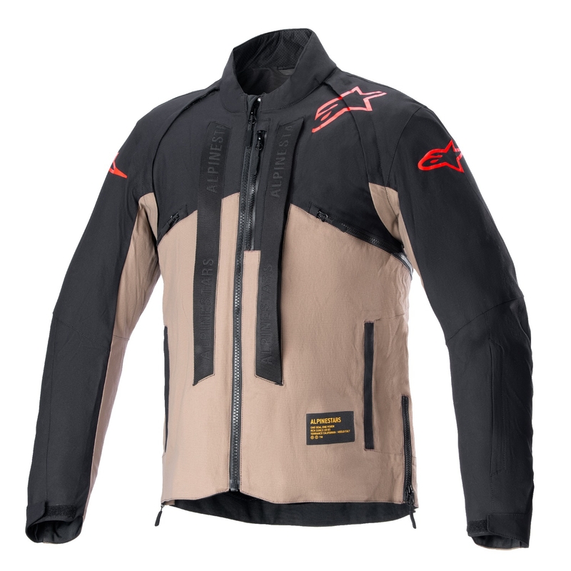 Bunda na motorku Alpinestars Techdura čierno-hnedá