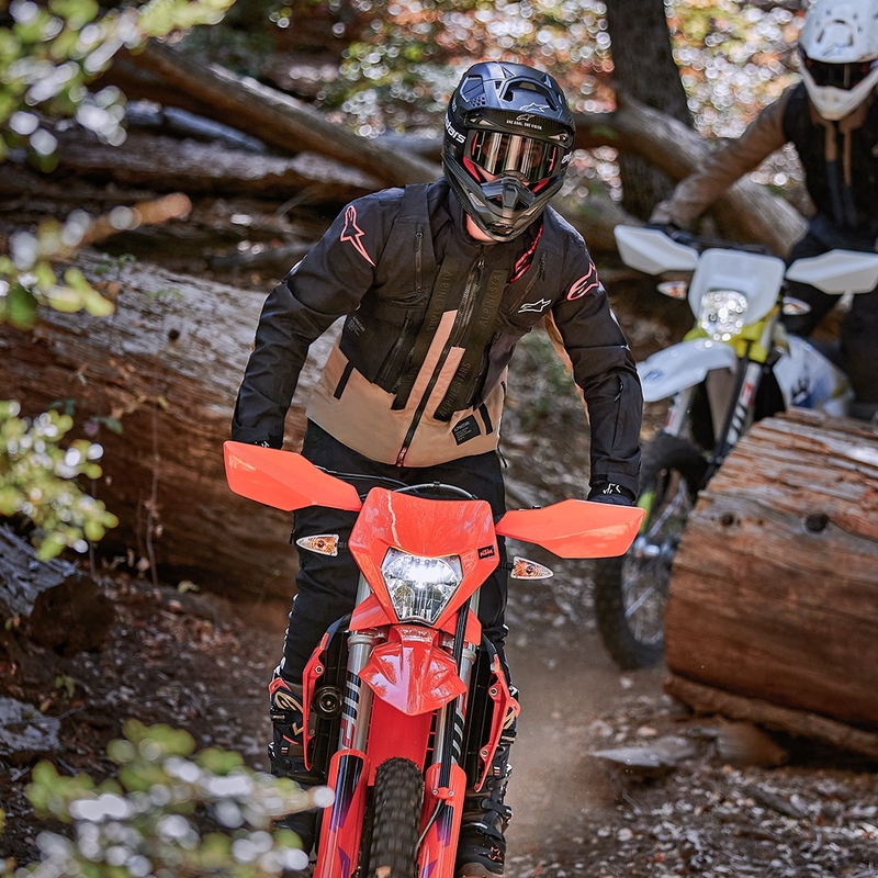 Bunda na motorku Alpinestars Techdura čierno-hnedá