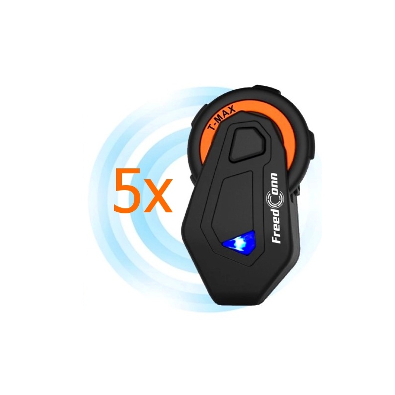 Sada 5 ks Bluetooth Intercomu T-MAX