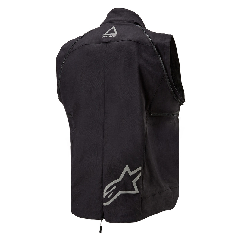 Bunda na motorku Alpinestars Techdura čierno-hnedo-tmavo modrá