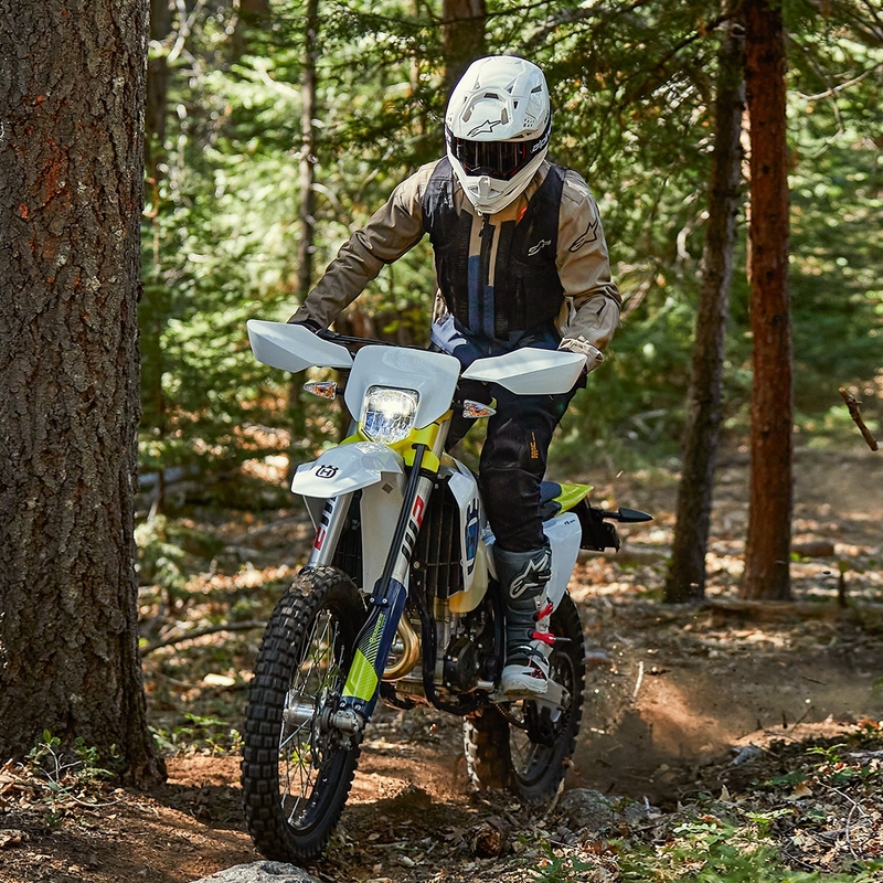 Bunda na motorku Alpinestars Techdura čierno-hnedo-tmavo modrá