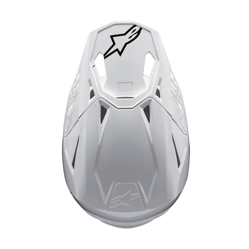 Motokrosová prilba Alpinestars Supertech S-M10 Solid biela