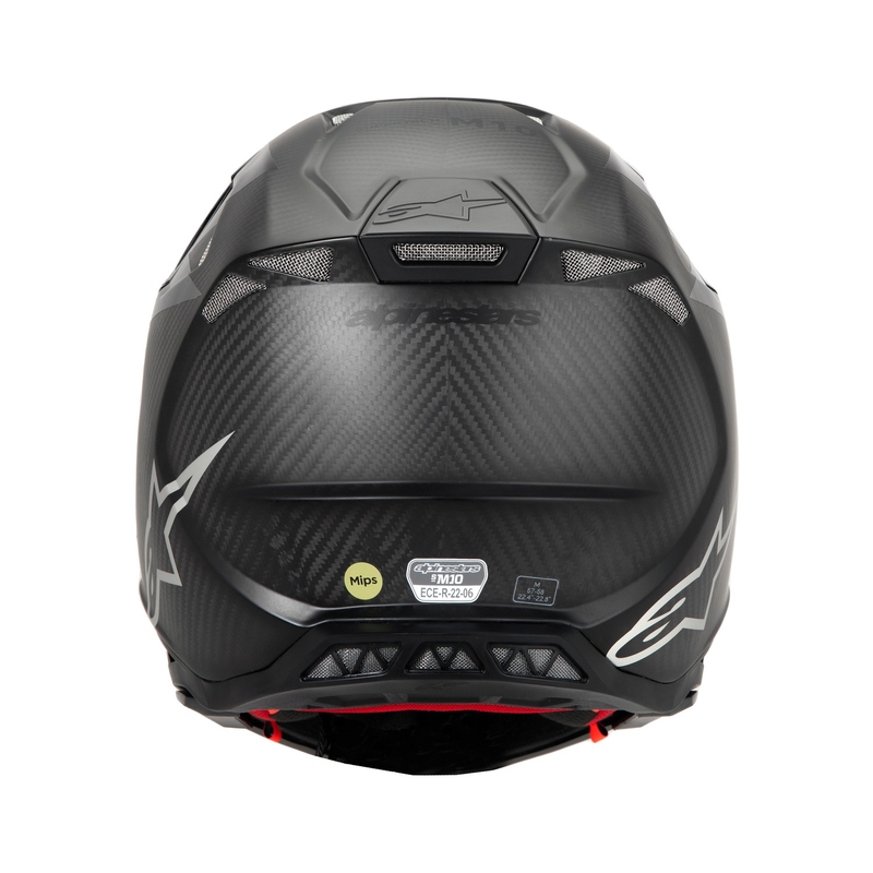 Motokrosová prilba Alpinestars Supertech S-M10 Fame lesklý/matný karbón