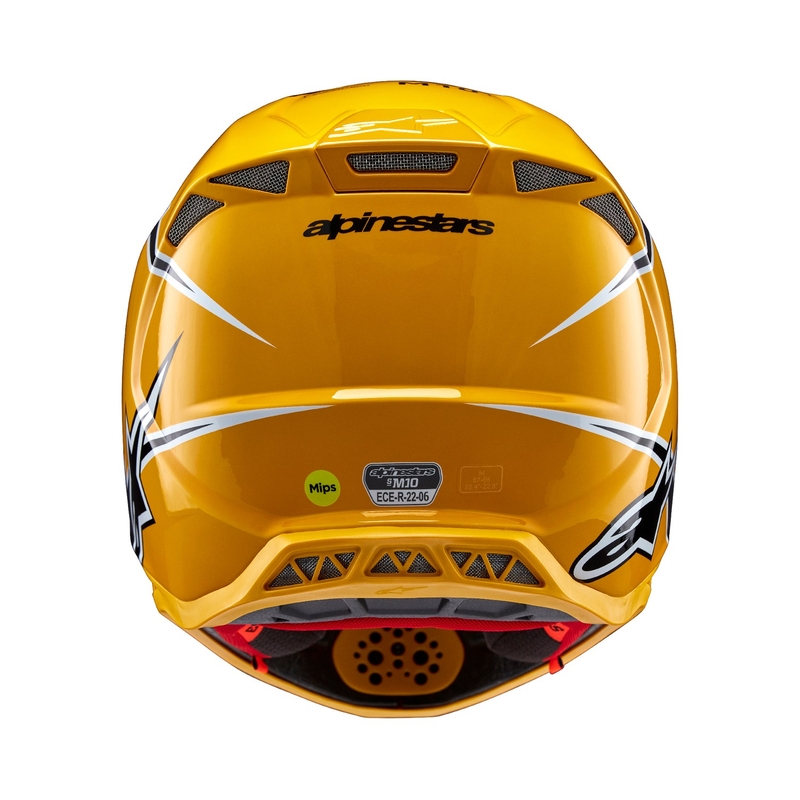 Motokrosová prilba Alpinestars Supertech S-M10 Ampress čierno-žltá