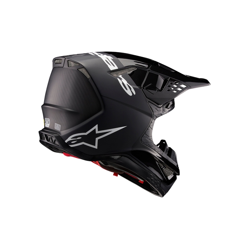 Motokrosová prilba Alpinestars Supertech S-M10 Flood čierno-tmavo šedá