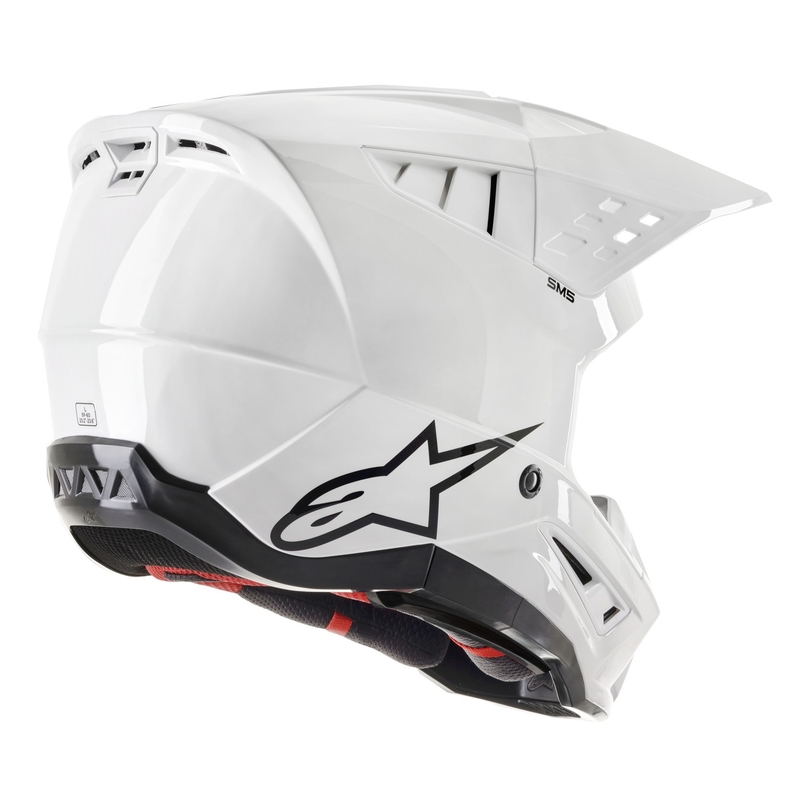 Motokrosová prilba Alpinestars S-M5 Solid biela