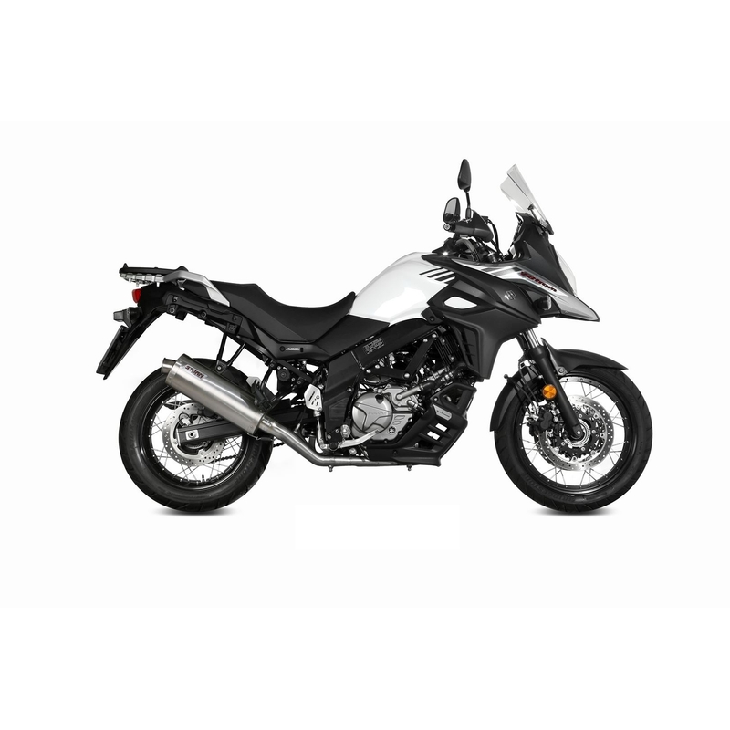Koncovka výfuku STORM OVAL nerez pre SUZUKI DL 650 V-STROM 2017-2024