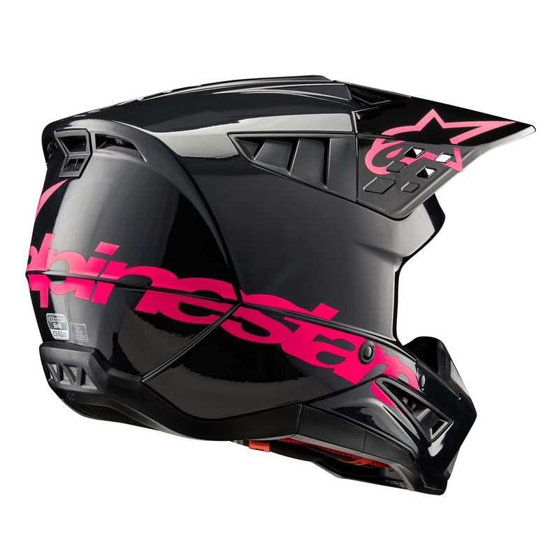 Motokrosová prilba Alpinestars S-M5 Corp čierno-ružová