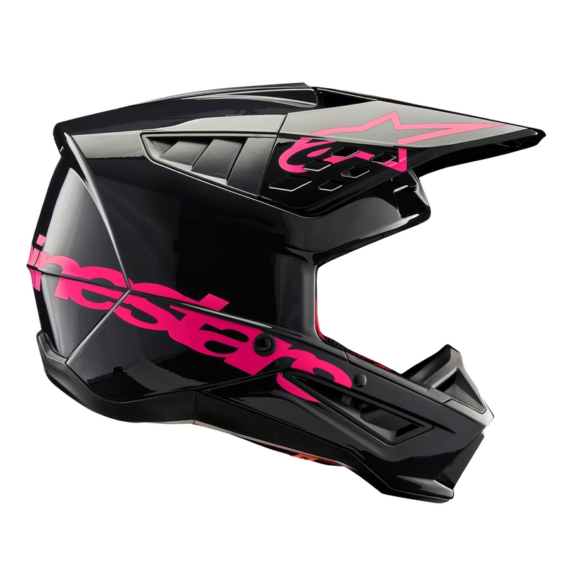 Motokrosová prilba Alpinestars S-M5 Corp čierno-ružová