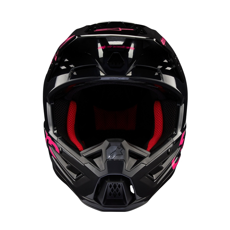 Motokrosová prilba Alpinestars S-M5 Corp čierno-ružová
