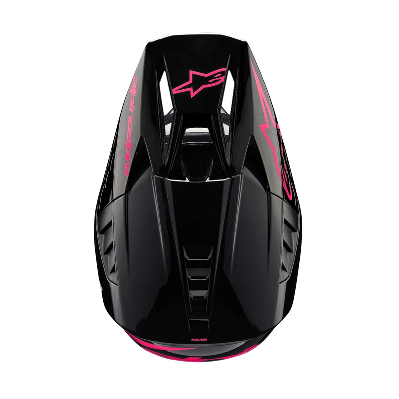 Motokrosová prilba Alpinestars S-M5 Corp čierno-ružová